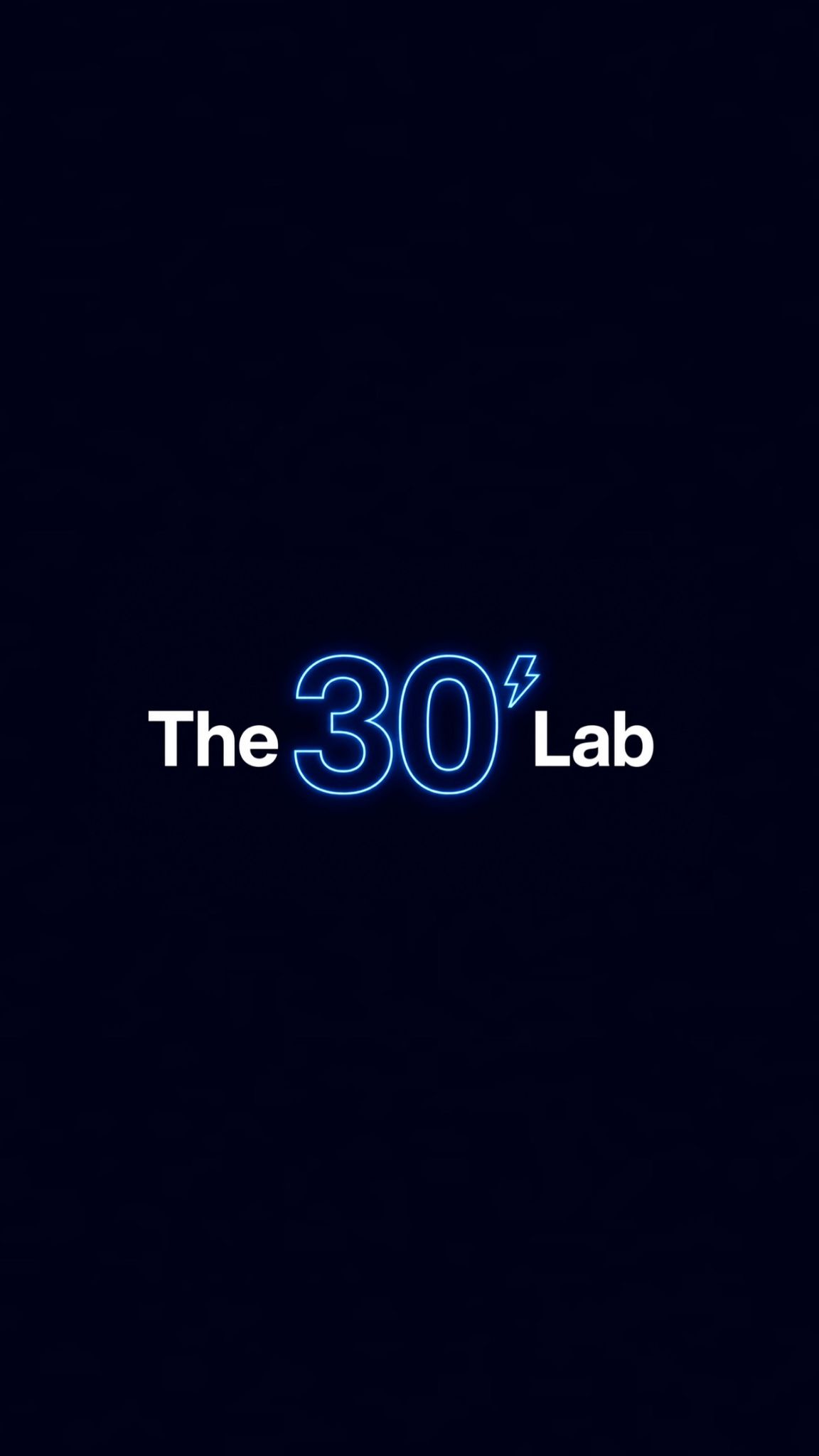 The 30' Lab — logo del nuovo marchio